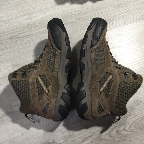 Teva Brown Men's Leather Lace Up Ankle Hiking Boots - Picture 4 of 7